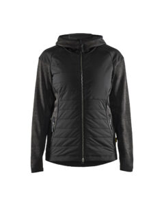 Veste hybride femme Gris Foncé/Noir