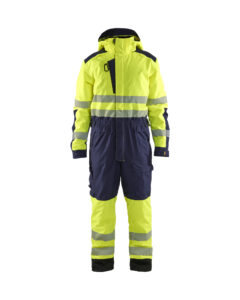 Hi-vis winter overall Jaune/Marine