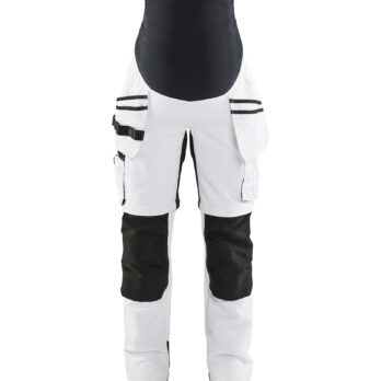 Paint Trouser for pregnant stretch HTP KP White/Black