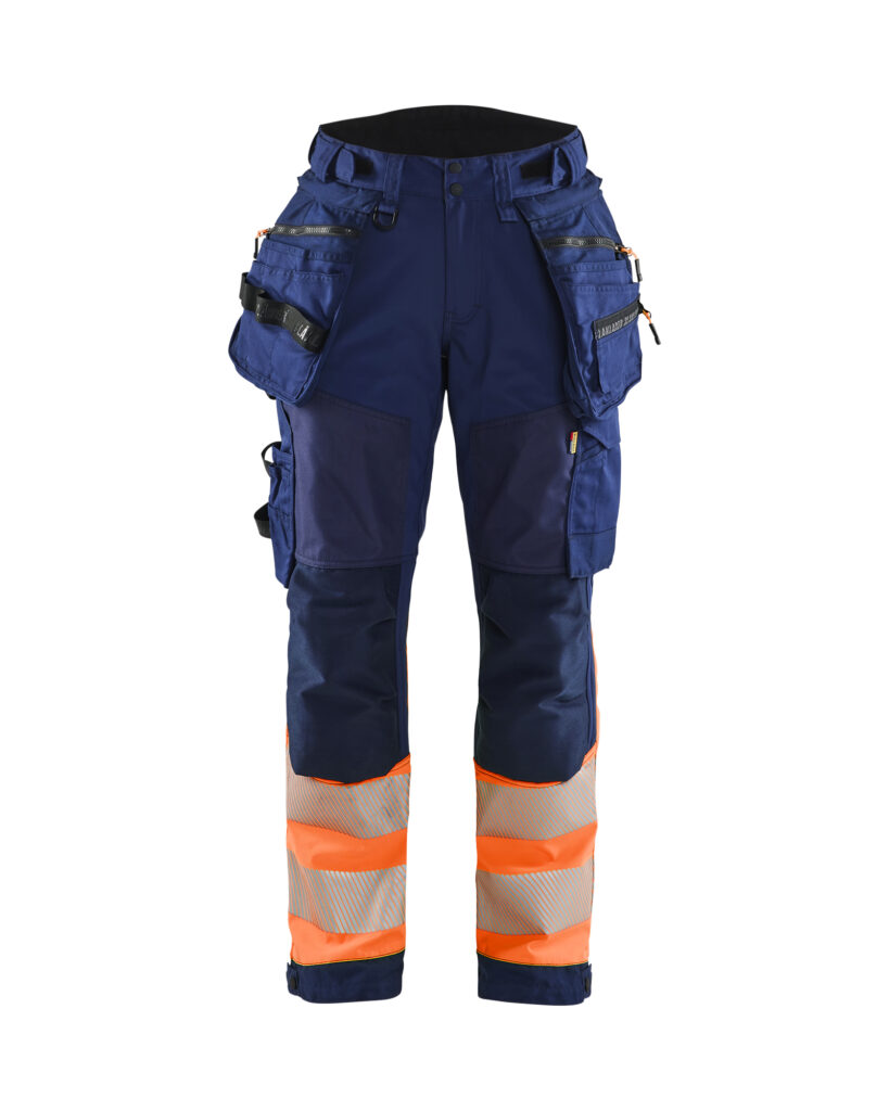 HV Class 1 Softshell Trouser HTP KP Women  Marine/Orange