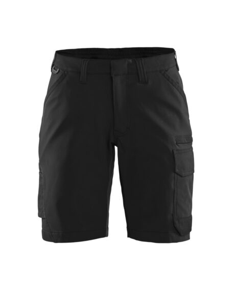 Short maintenance strech 4D femme Noir/Gris foncé