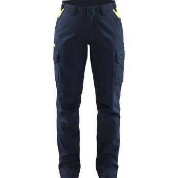 Industry Trouser  Women  DK Navy/ Hv Yellow