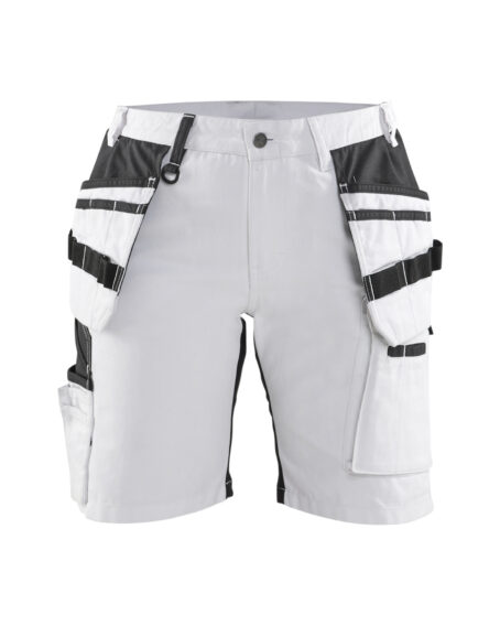 Painters shorts  Women White/Black