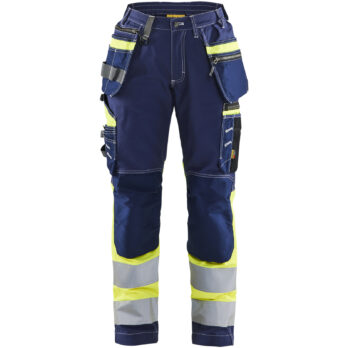 HV Trouser Class1 KP HTP Women Marine/Jaune