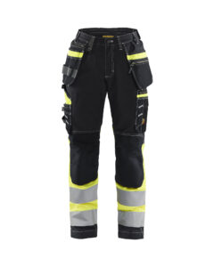 HV Trouser Class1 KP HTP Women Noir/Jaune