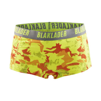 Boxers femme - pack X2 Jaune fluo/Gris clair