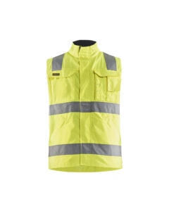 Gilet sans manches haute visibilité Jaune fluo/Marine