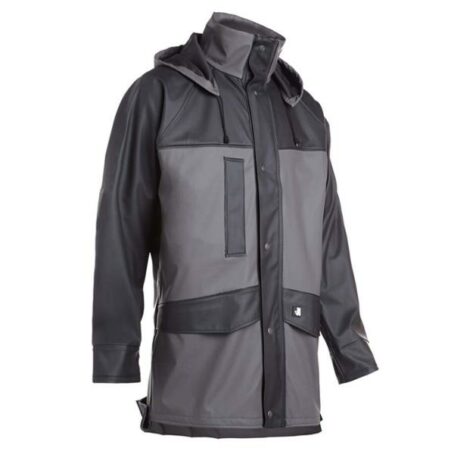 9224 MORAY GRISNO 1 20190101 pi hi600 li600 VESTE DE PLUIE DE TRAVAIL - Moray - gris/noir - North Ways