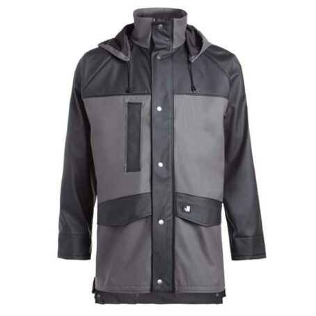 9224 MORAY GRISNO 2 20190101 pi hi600 li600 VESTE DE PLUIE DE TRAVAIL - Moray - gris/noir - North Ways