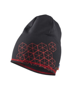 Bonnet polaire HEXAGON - édition limitée Noir/Rouge