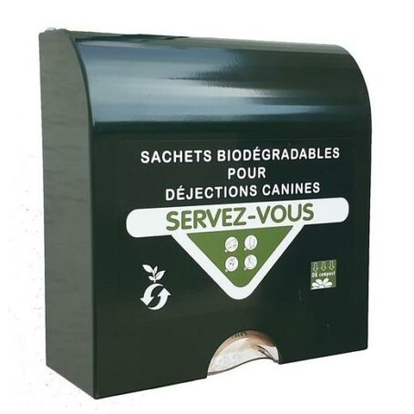 verybig 4873 1 Distributeur de sachet à déjection canine en liasse papier 100% biodégradable - Hygidog