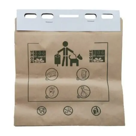 Sachet ramasse crottes x50 - Liasse papier 100% biodégradable - HygiDog
