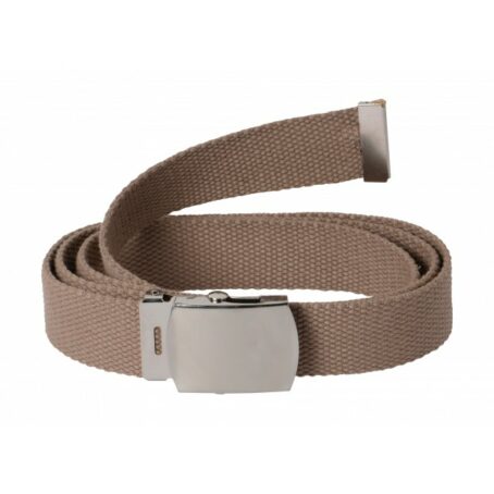 Ceinture toile unie beige - CityGuard