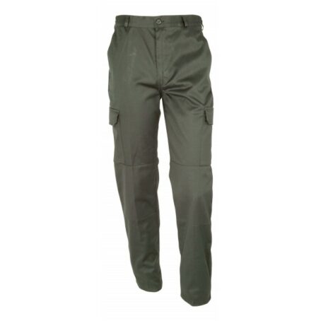 Pantalon basic polycoton kaki - Idaho