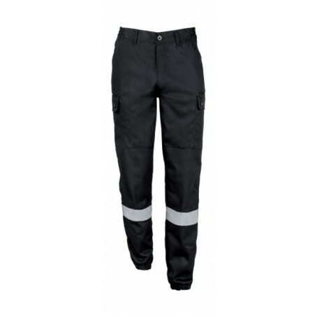 Pantalon sécurité bande retro-réfléchissantes noir - CityGuard