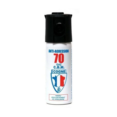 AÉROSOL GAZ LACRYMOGÈNE ANTI-AGRESSION PUISSANCE 70 - 50 ML