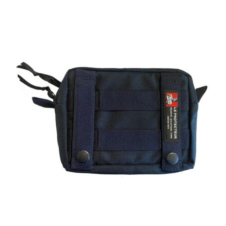 Poche multiusage molle zippée marine – Image 3