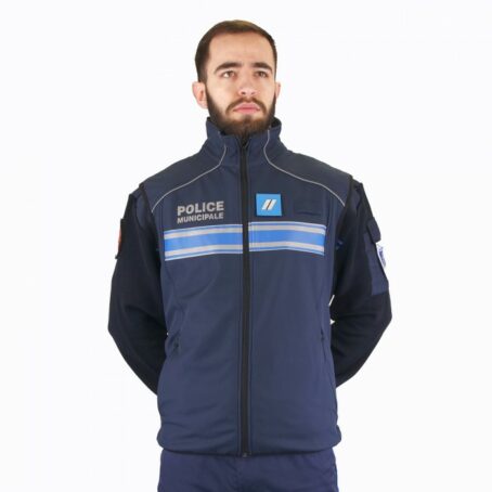 BLOUSON SOFT SHELL BODYWARNER PM MANCHES COURTES