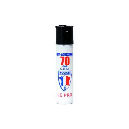 AÉROSOL GAZ LACRYMOGÈNE ANTI-AGRESSION PUISSANCE 70 - 75 ML