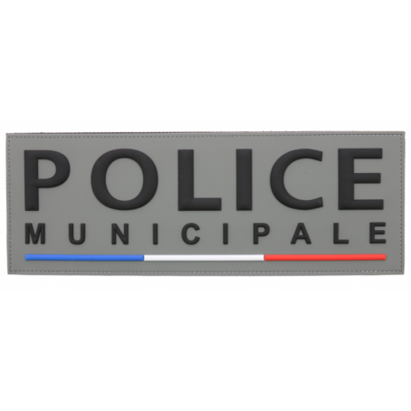Flap PVC gilet/dos -  Police Municpale