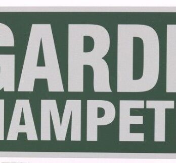 Flap sur velcro dos vert - garde champêtre