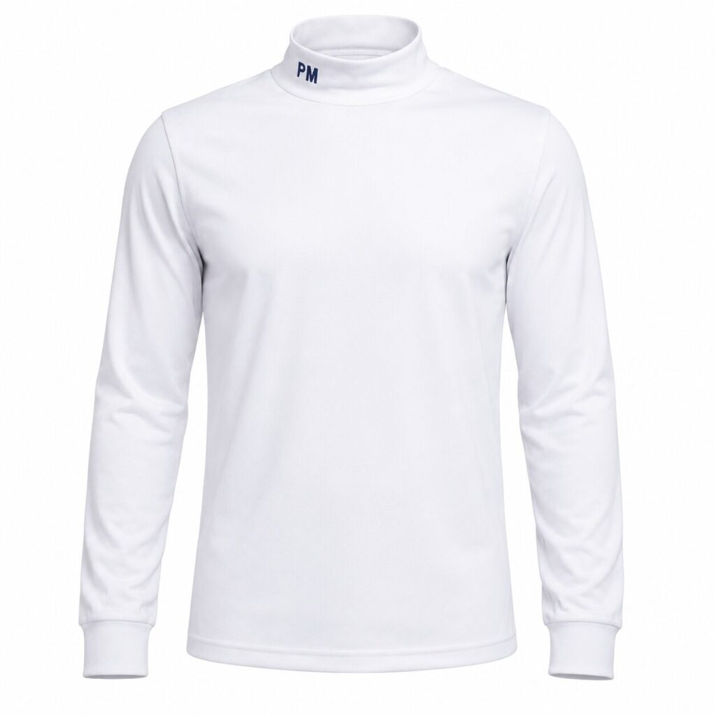 Sous pull blanc col montant - PM