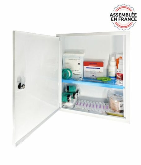 Armoire de Pharmacie Métallique | 1 porte avec serrure