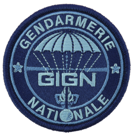 gign bleu 1 Ecussons brodés GIGN