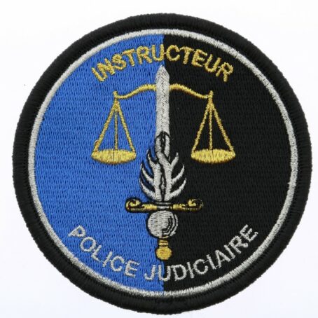 Ecusson brodé instructeur PJ