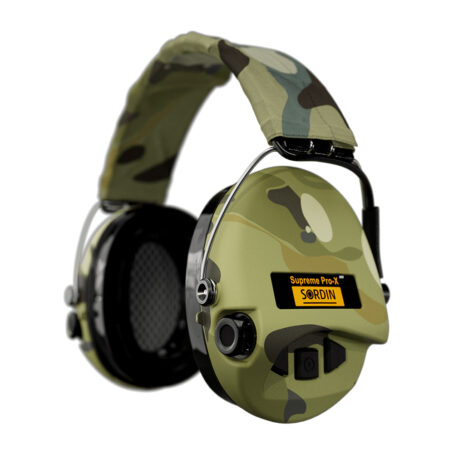 Casque anti-bruit Suprême Pro-X LED camo serre-tête tissu camo