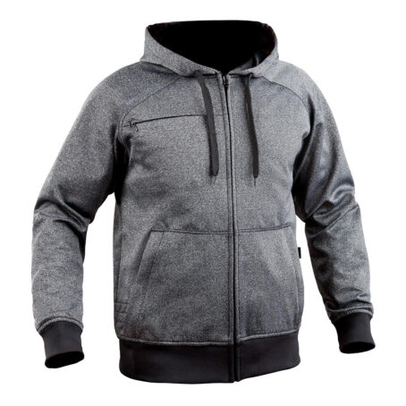 SWEAT ZIPPÉ GHOST GRIS/NOIR - S