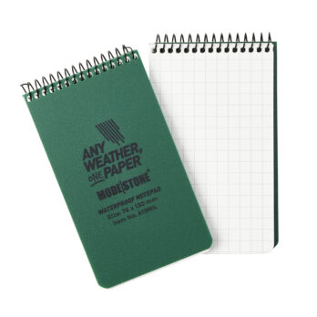 Carnet tout-temps 100 pages 76 x 130 mm vert olive