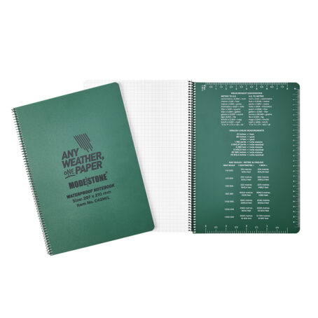 Carnet tout-temps 100 pages 210 x 297 mm vert olive