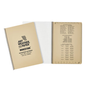 Carnet tout-temps militaire 100 pages 210 x 297 mm tan