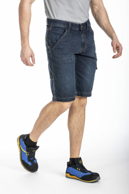 Bermuda coupe charpentier -Denim stretch SUNCARP – Image 4