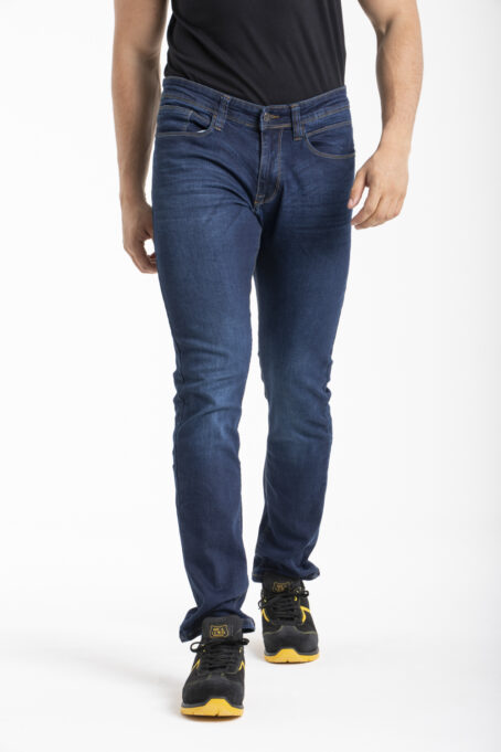 WORK0 39 RICALEWISWORWEAR 7753 b Jeans de travail coupe droite - Ajustée denim stretch WORK0