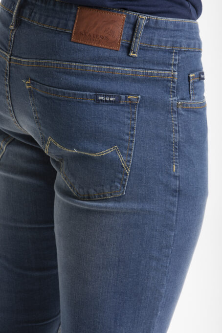 Jeans de travail coupe droite - Ajustée denim stretch – Image 4