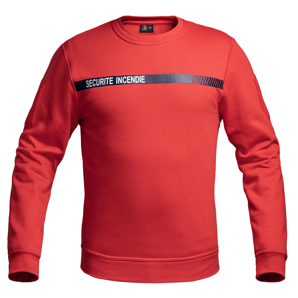 SWEAT SÉCU-ONE SÉCURITÉ INCENDIE ROUGE - XL
