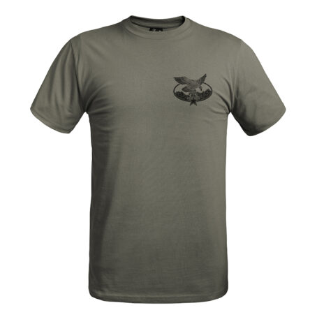 T-SHIRT STRONG TROUPES DE MONTAGNE VERT OLIVE - XS