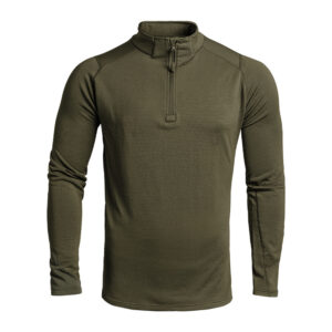 SWEAT ZIPPÉ THERMO PERFORMER -10°C > -20°C VERT OLIVE - XS