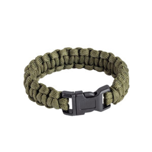 BRACELET DE SURVIE PARACORDE VERT OLIVE - S