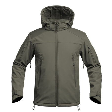 VESTE SOFTSHELL V2 FIGHTER VERT OLIVE - XS