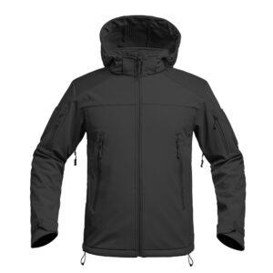 VESTE SOFTSHELL V2 FIGHTER NOIR - XS