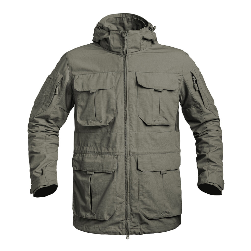 VESTE LONGUE FIGHTER VERT OLIVE - XS