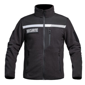 VESTE POLAIRE SÉCU-ONE HV-TAPE SÉCURITÉ NOIR - M