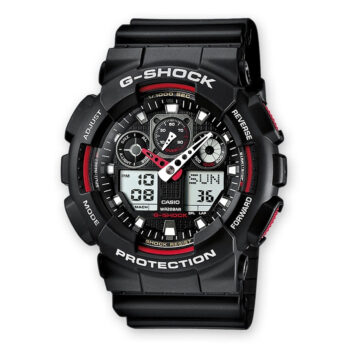 Montre G-Shock GA-100 noir/rouge