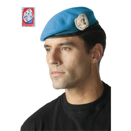 BÉRET COMMANDO O.N.U BLEU CIEL - 57