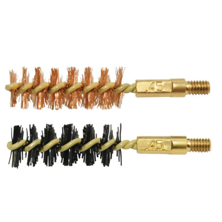 Lot de 2 brosses de nettoyage pour arme calibre .45"/11