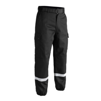 PANTALON F2 BANDES RÉTRO-RÉFLÉCHISSANTES NOIR - 34