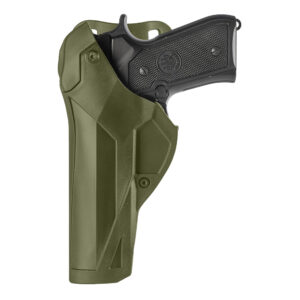 Holster gaucher Cama Duty DCA800 vert olive pour BERETTA 92/98 FS-PAMAS / MAS-G1